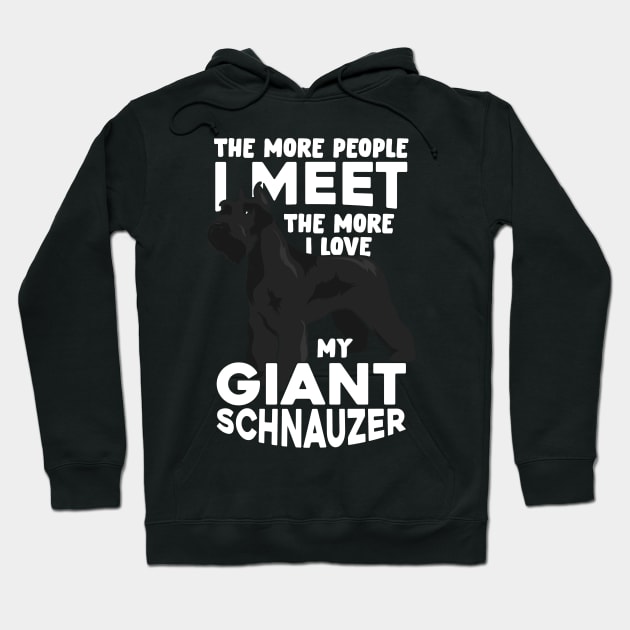 Giant Schnauzer Dog Lover Gift Hoodie by Dolde08